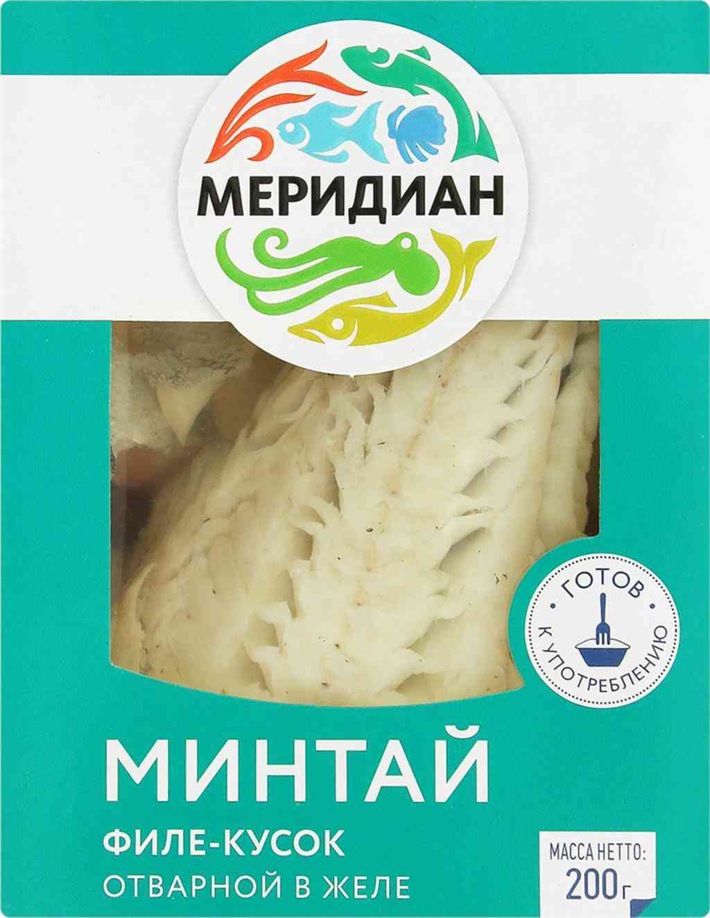 Минтай отварной Меридиан 142₽