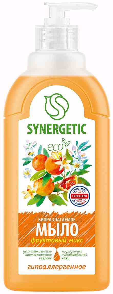 

Жидкое мыло Synergetic фруктовый микс