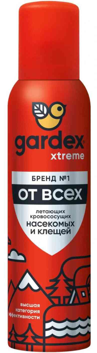 

Аэрозоль от всех летающих кровососущих насекомых и клещей Gardex