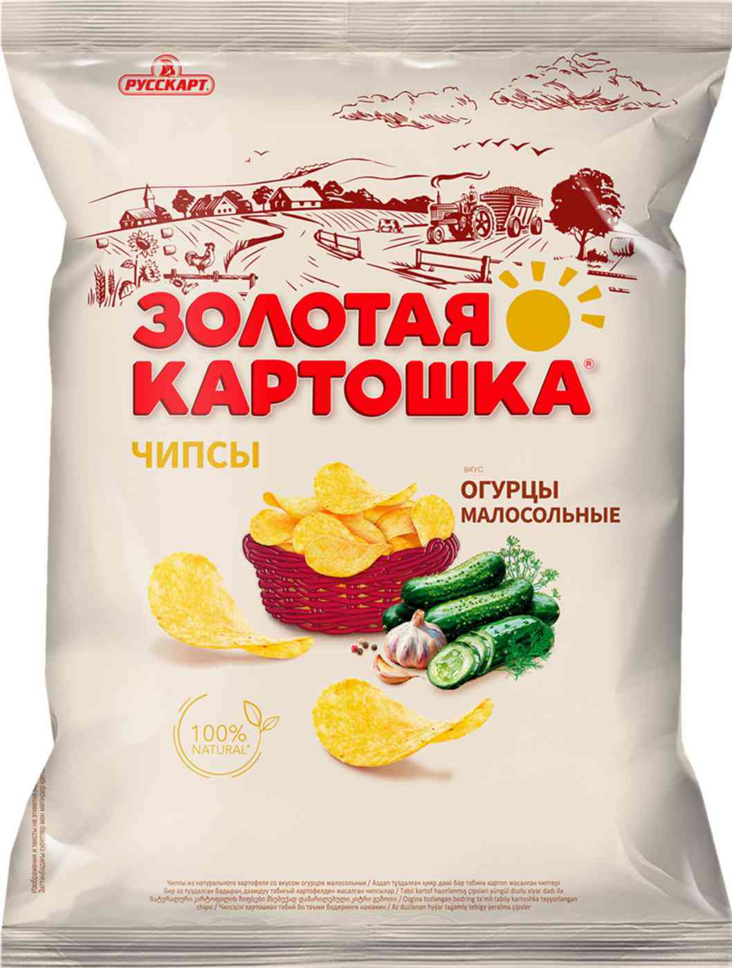 Чипсы  Золотая картошка