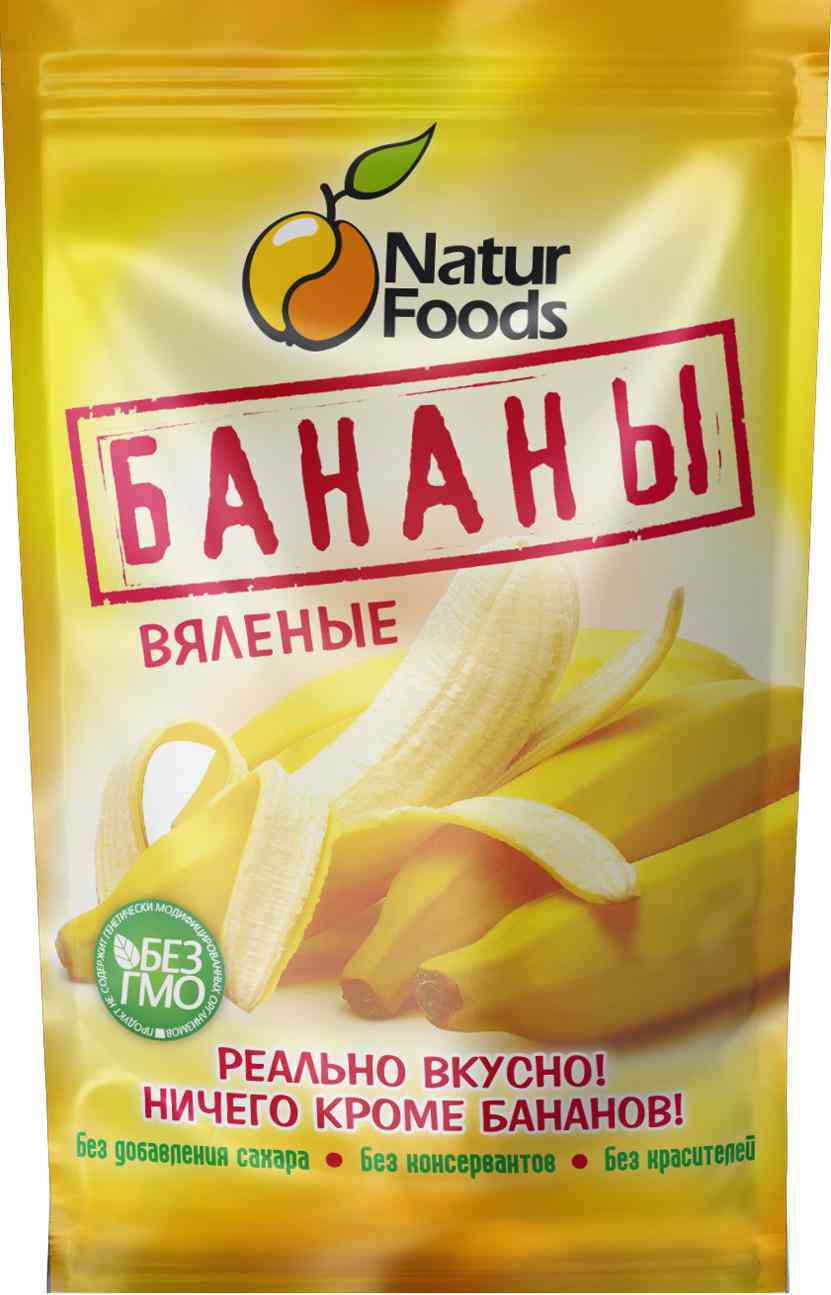 Бананы вяленые Naturfoods