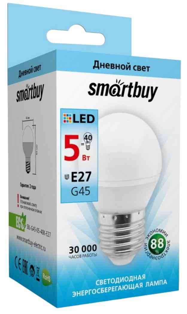 

Лампа светодиодная энергосберегающая SmartBuy
