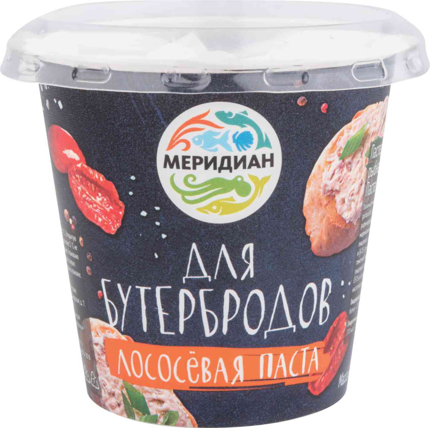 

Паста для бутербродов лососевая Меридиан