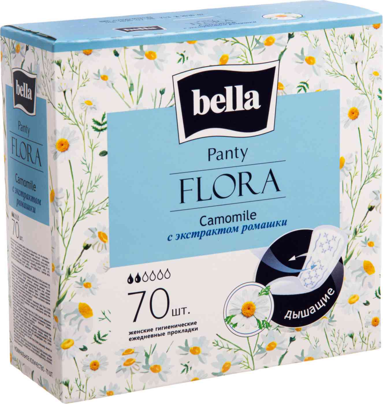 

Прокладки ежедневные Bella Flora Camomile