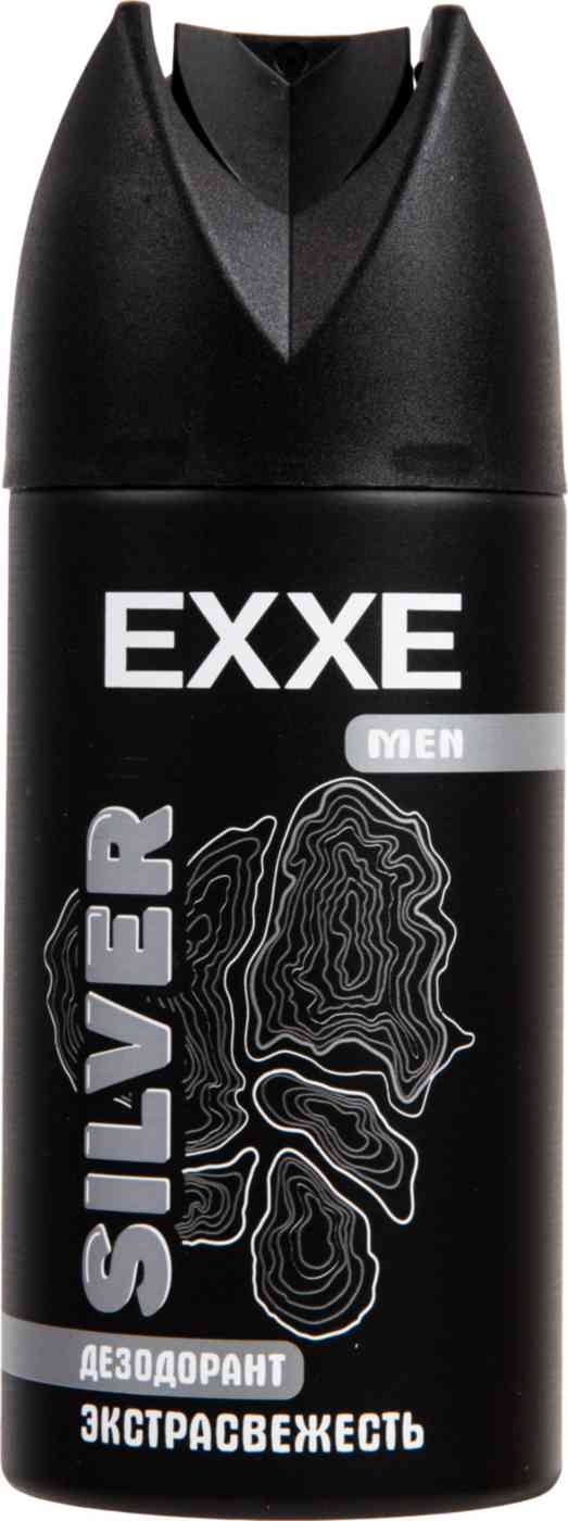 

Дезодорант спрей Exxe Men Silver экстрасвежесть