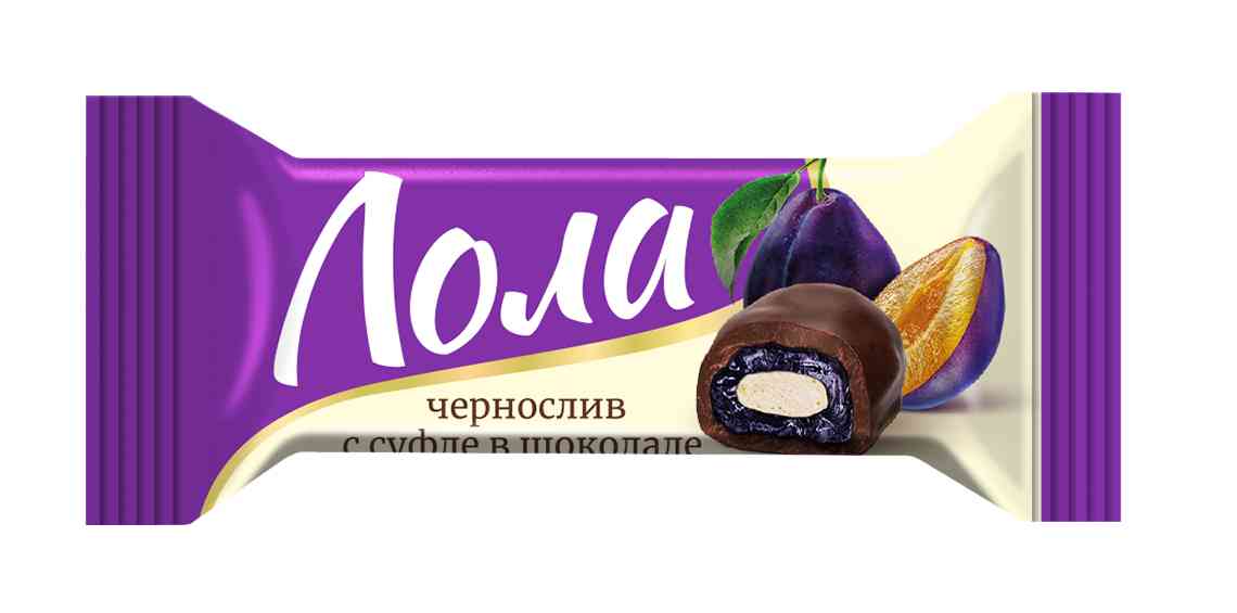 Конфеты глазированные Славянка Лола Финик с суфле в шоколаде
