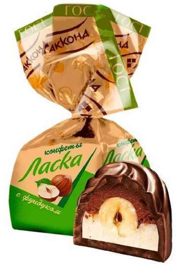 

Конфеты Акконд Ласка с фундуком