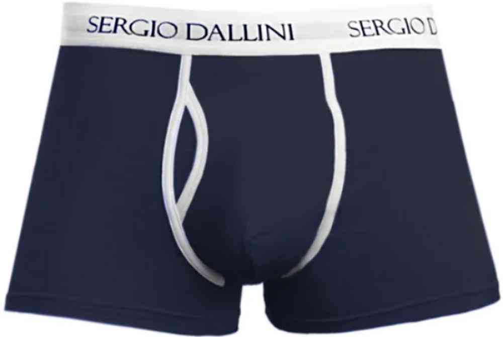 

Трусы-боксеры мужские Sergio Dallini Спорт цвет: синий/белый