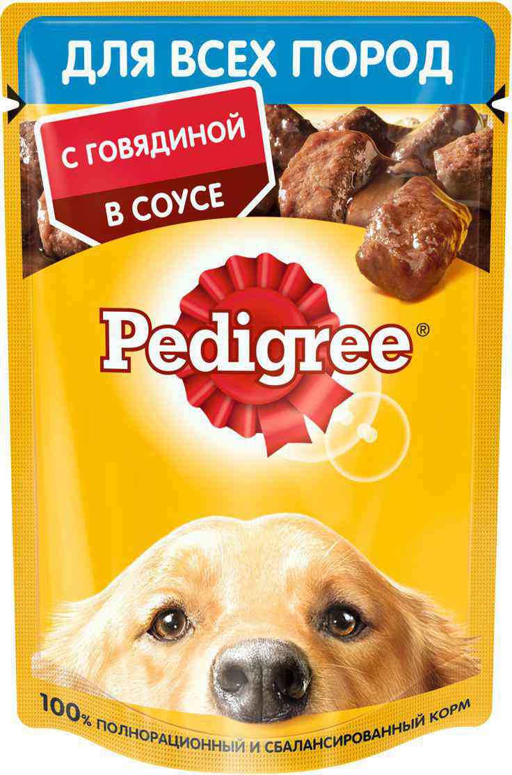 

Влажный корм для взрослых собак всех пород Pedigree