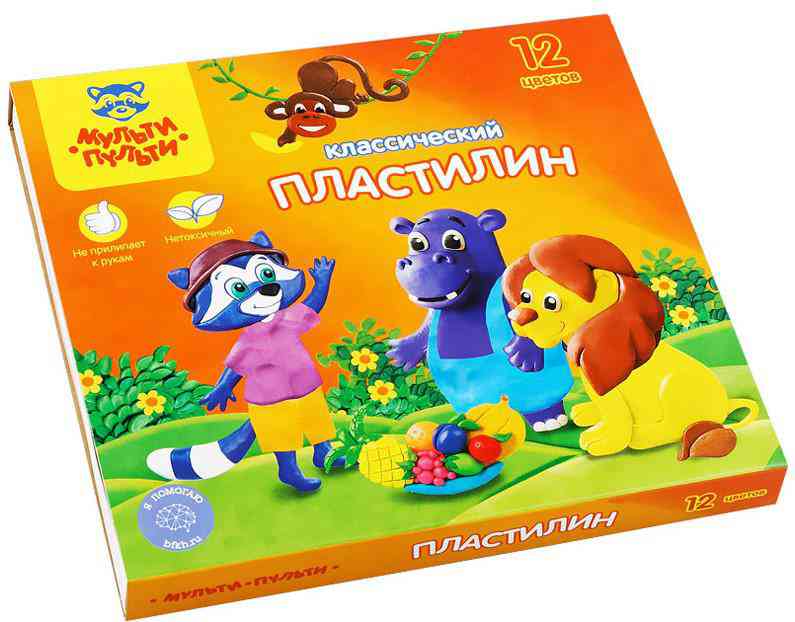 

Пластилин со стеком Мульти-пульти