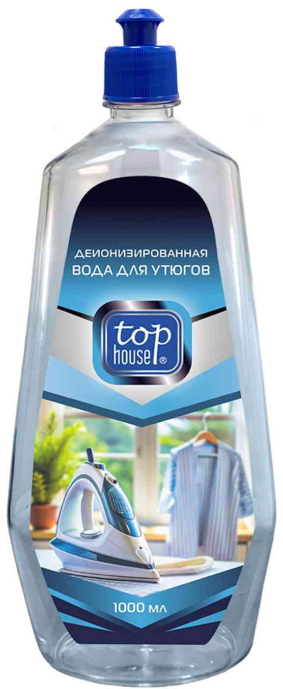 

Вода для утюгов и парогенераторов Top house