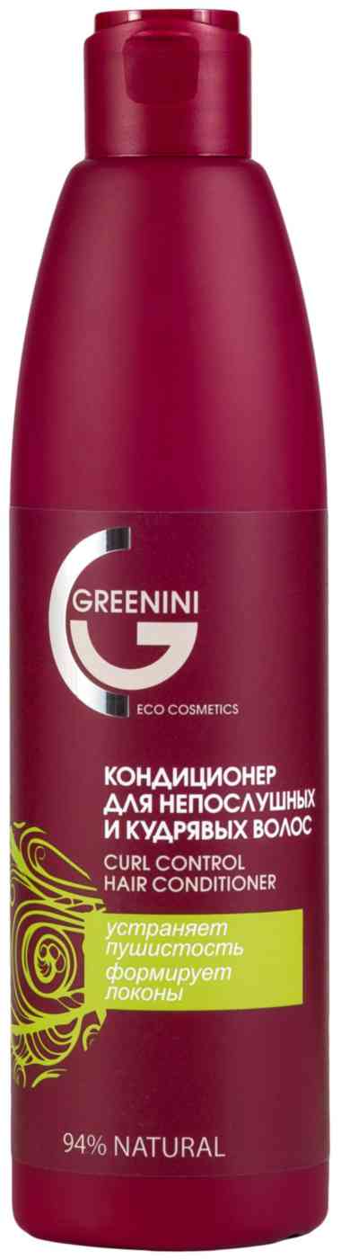 

Кондиционер для непослушных и кудрявых волос Greenini