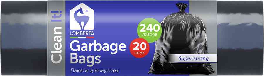 

Пакеты для мусора Lomberta 240л