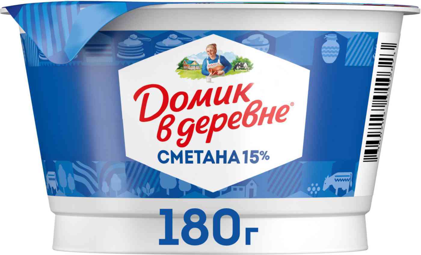 

Сметана Домик в деревне 15%