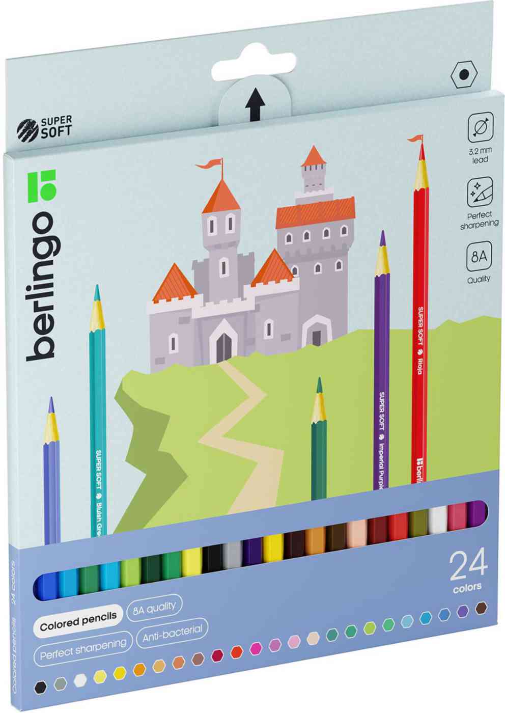 

Карандаши цветные шестигранные Berlingo