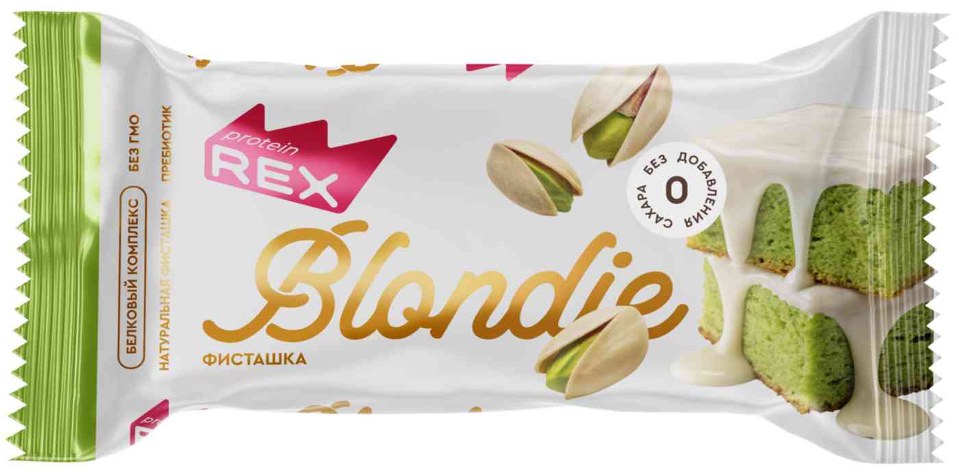 

Пирожное протеиновое ProteinRex Blondie фисташка