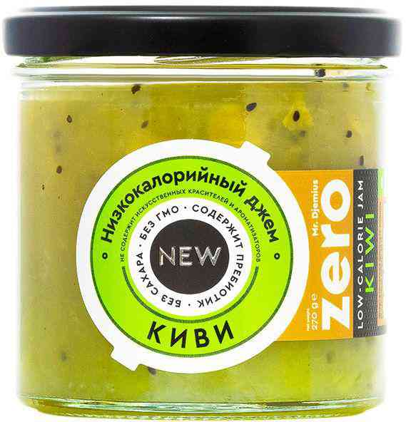 

Джем низкокалорийный Mr. Djemius Zero Киви, без сахара
