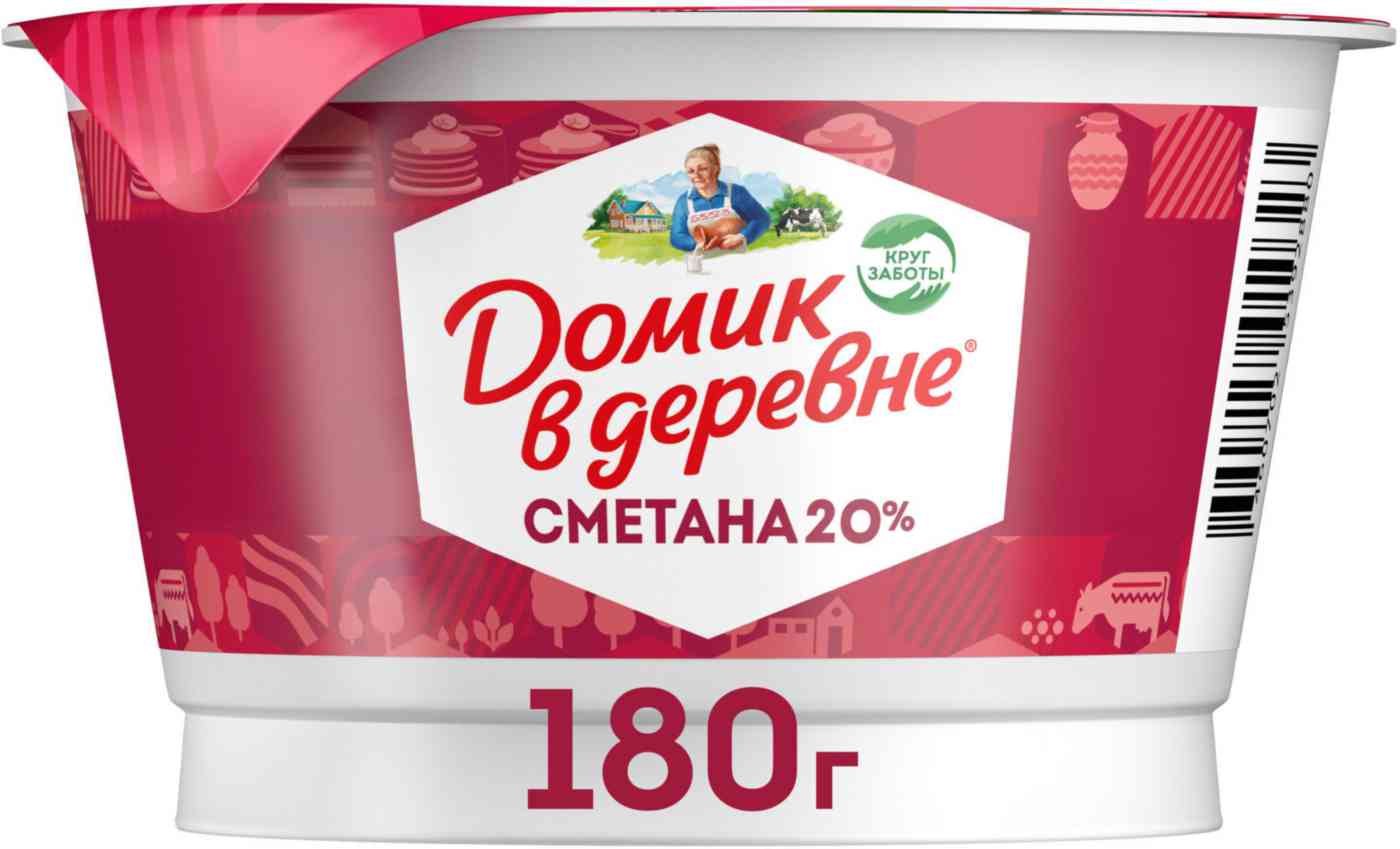 

Сметана Домик в деревне 20%