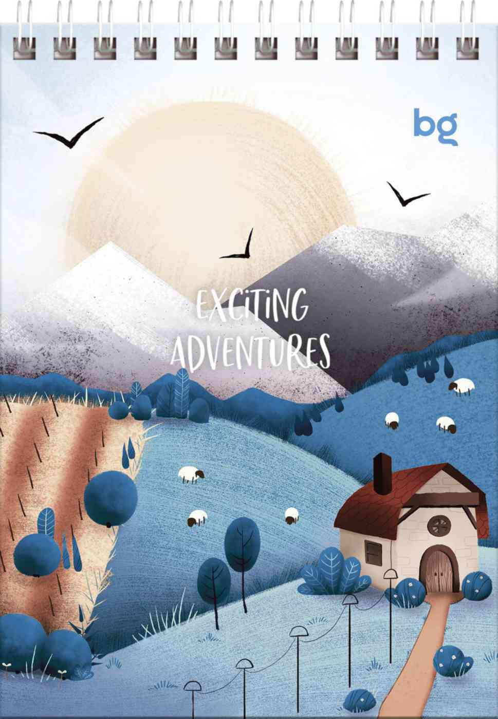 

Блокнот А6 на спирали BG