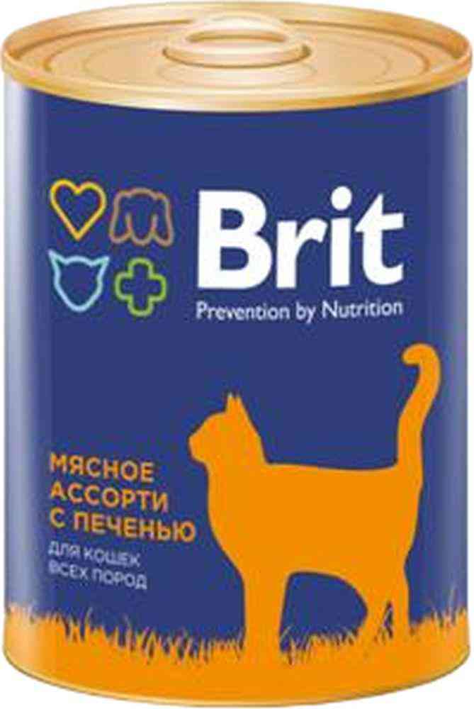 

Влажный корм для кошек Brit