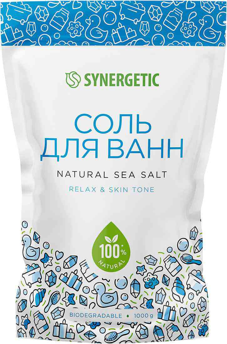 Соль для ванн  Synergetic