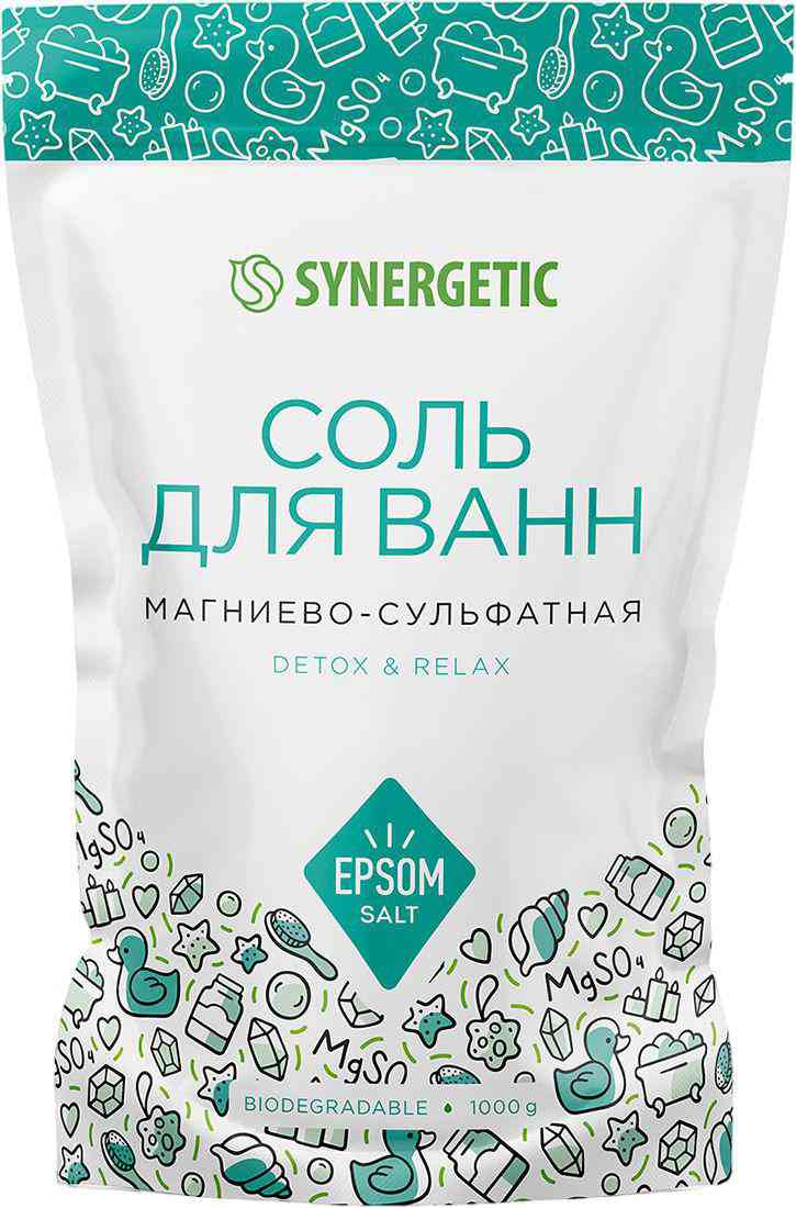 Соль для ванн  Synergetic