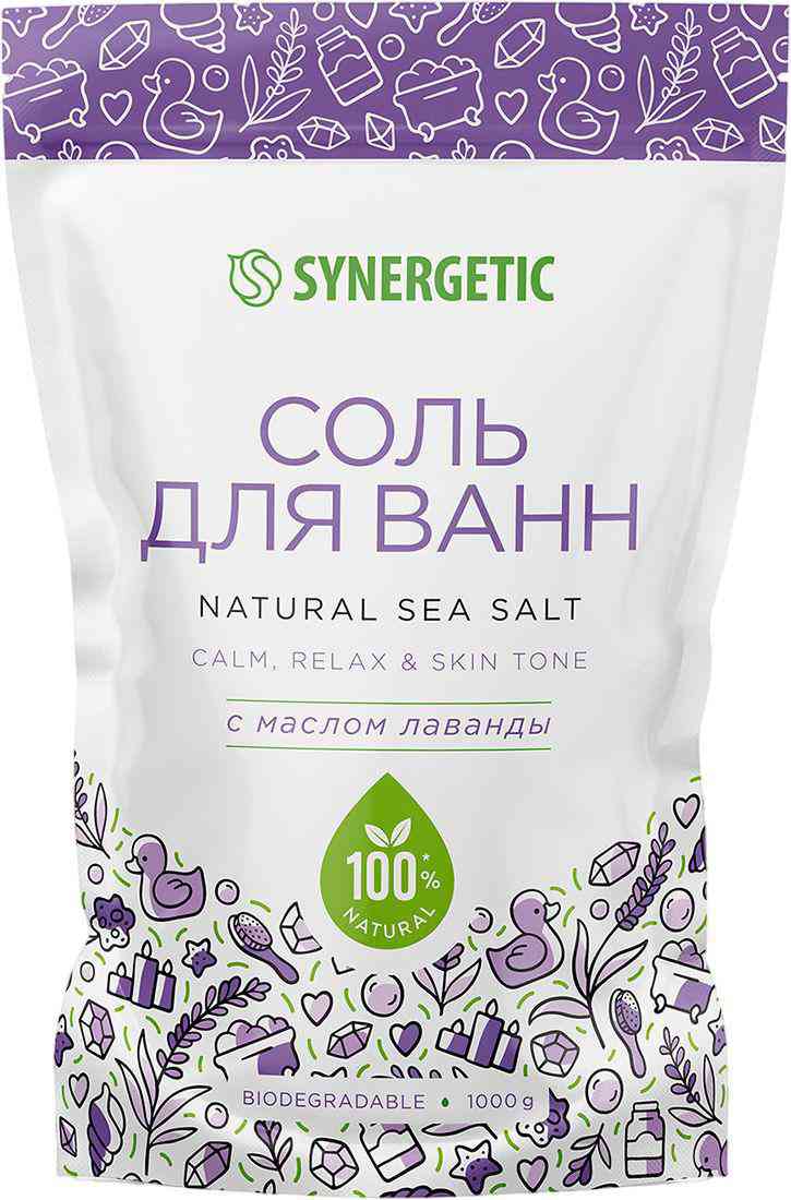 Соль для ванн  Synergetic