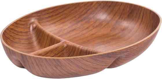 

Менажница Madera Noche 3 секции овальная