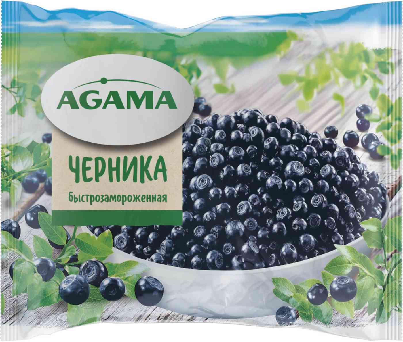 Черника быстрозамороженная Agama
