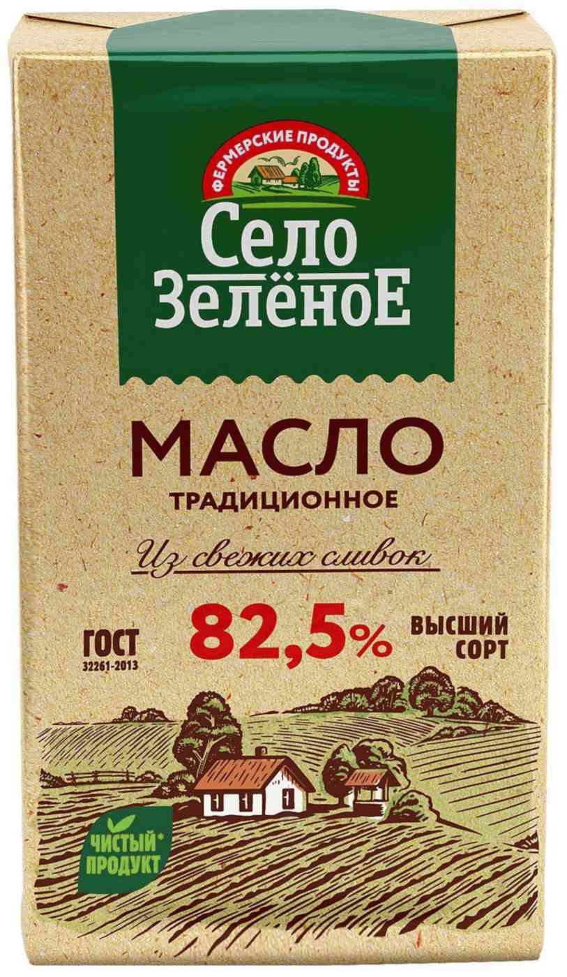 

Масло сливочное Село Зелёное