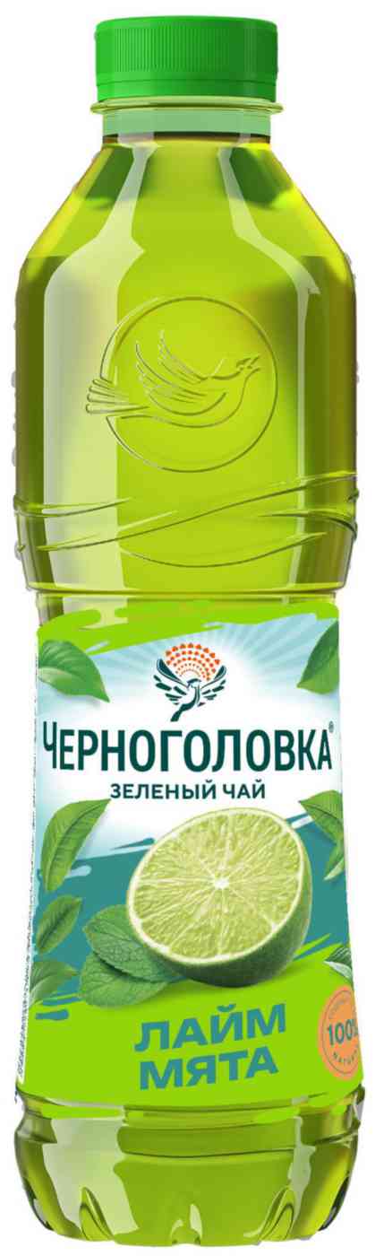 

Холодный чай Черноголовка зеленый лайм-мята