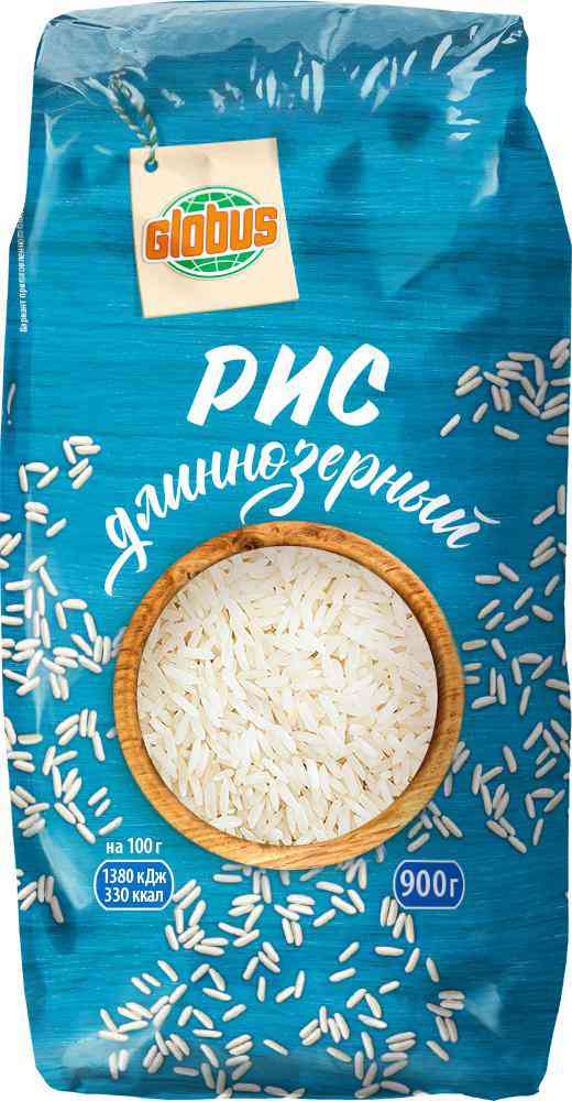 

Рис длиннозерный Глобус