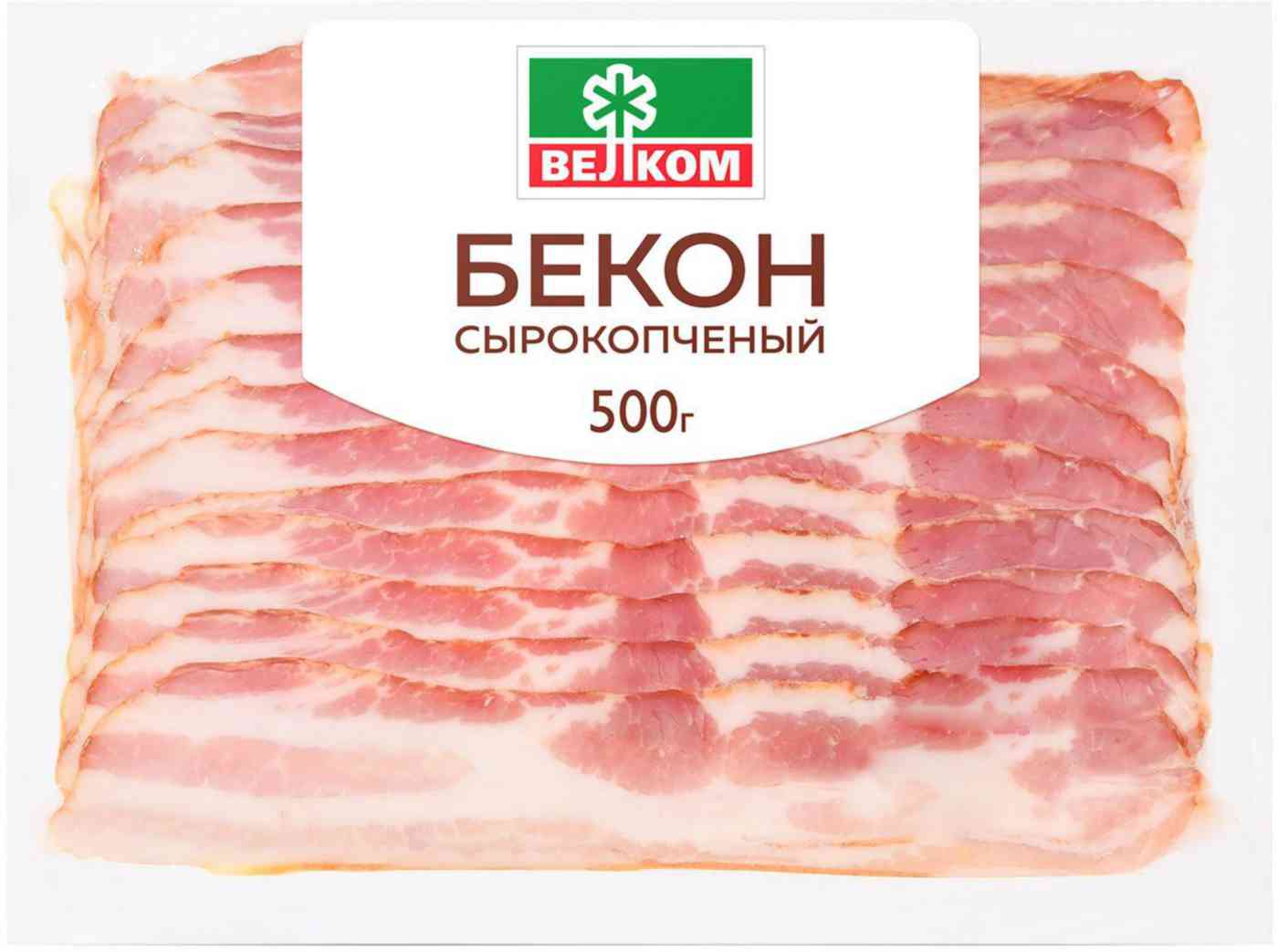 Бекон сырокопчёный Велком