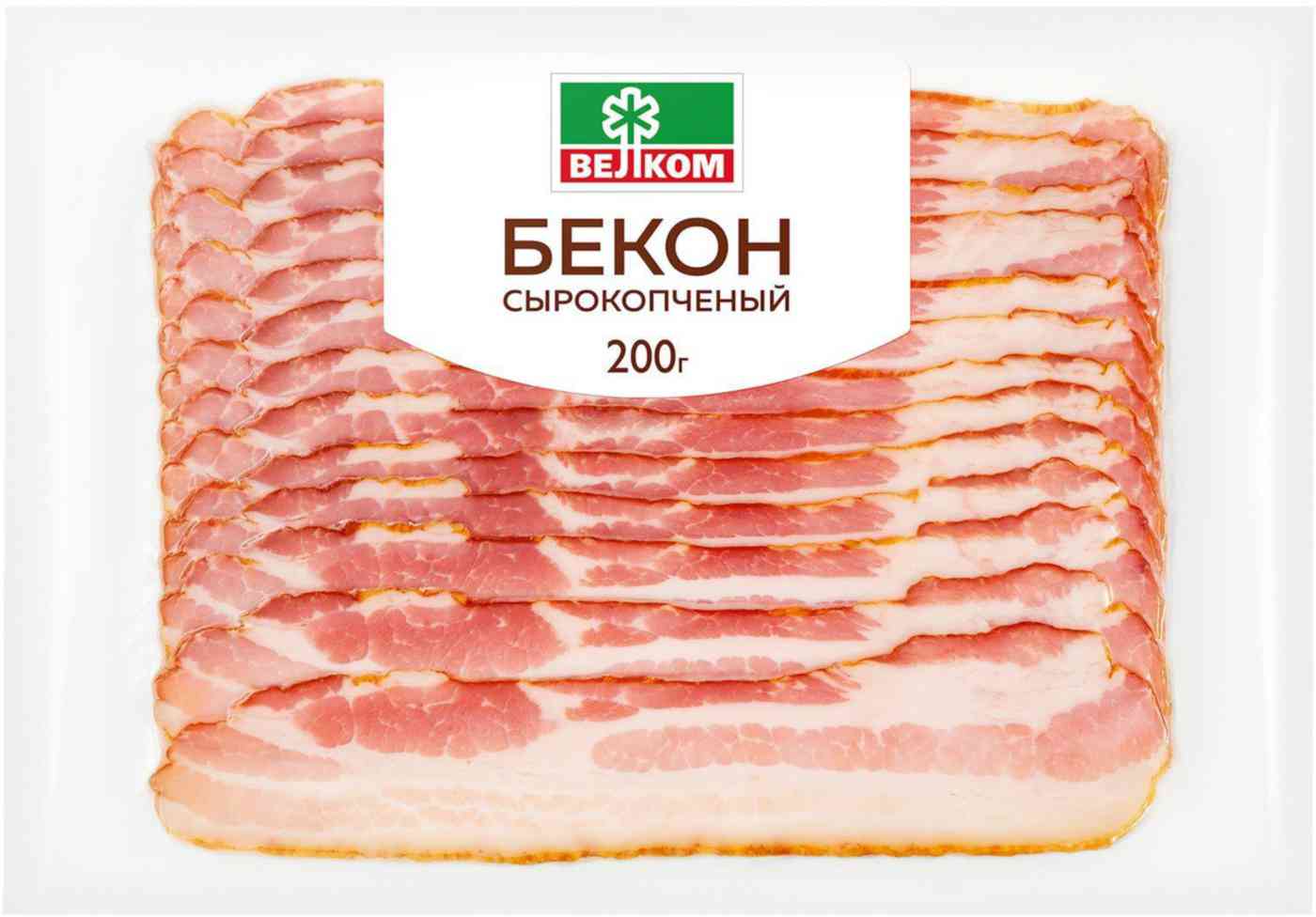 Бекон сырокопчёный Велком