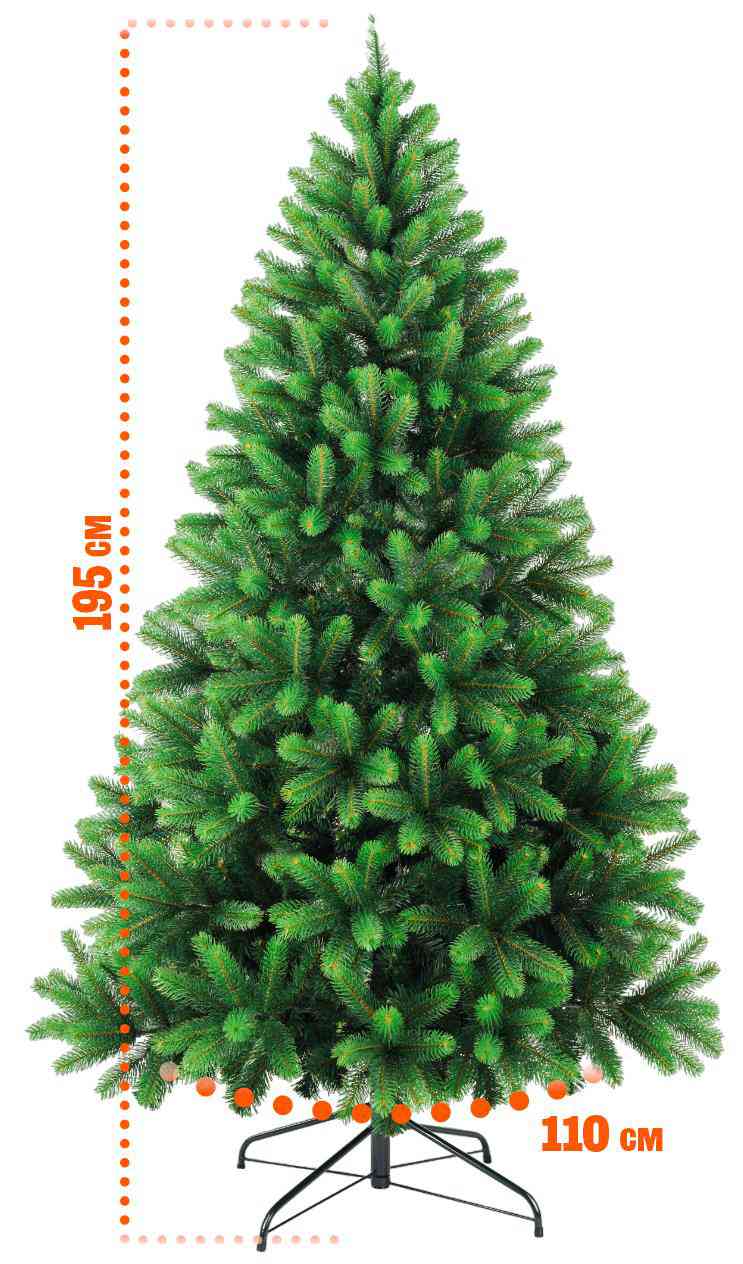 

Ель искусственная литая Бифорес Глория