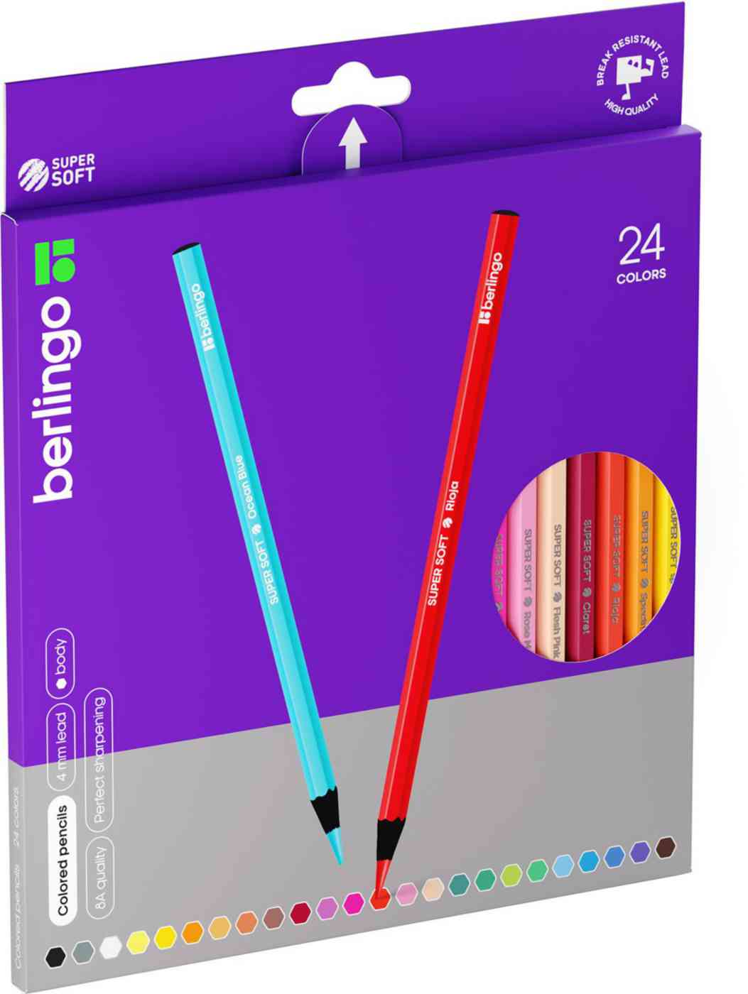 

Карандаши цветные шестигранные Berlingo