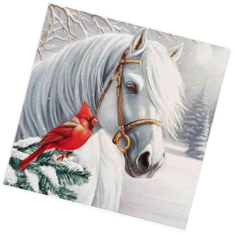 

Салфетки бумажные Волшебная лошадь 33х33см, 3 слоя