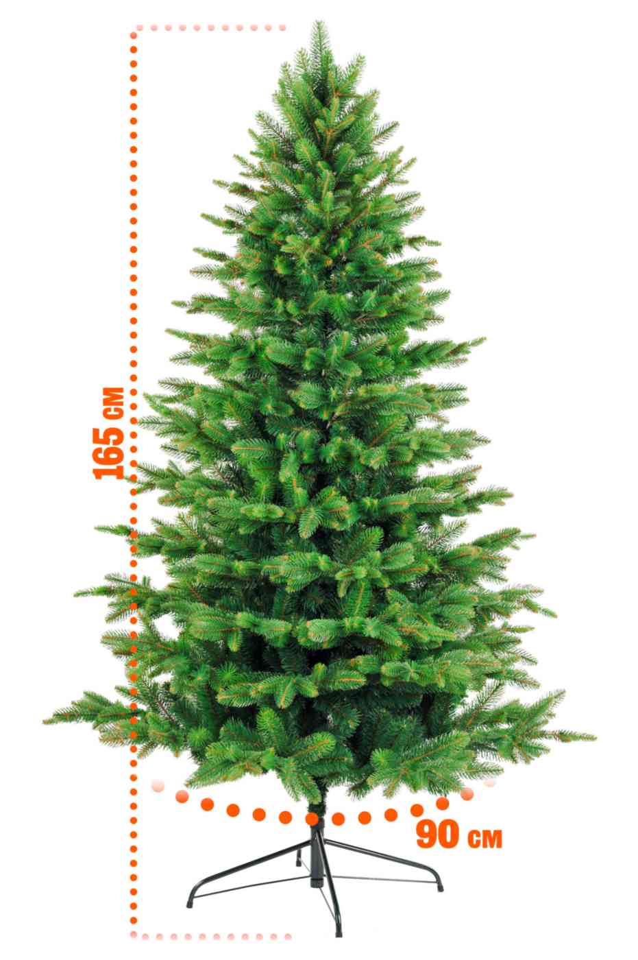 

Ель искусственная литая Бифорес Амелия