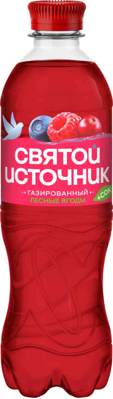 

Напиток сокосодержащий Святой Источник Лесные ягоды газированный