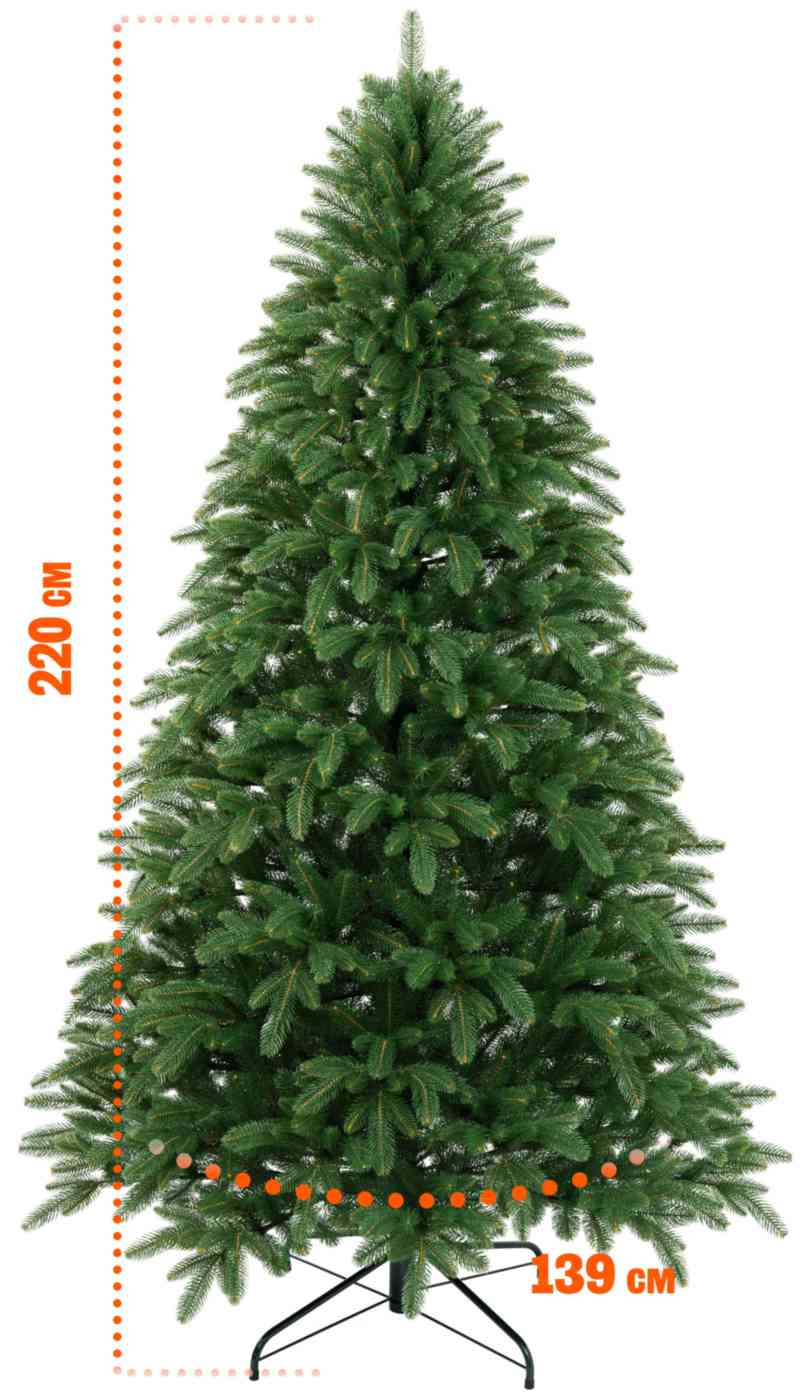 

Ель искусственная литая Бифорес Ева