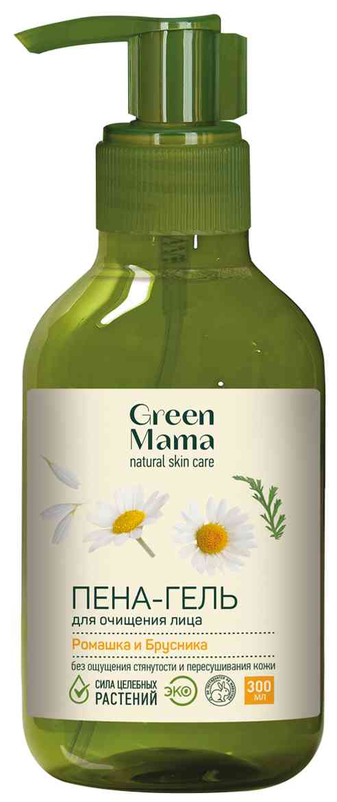 

Пена-гель для очищения лица Green Mama