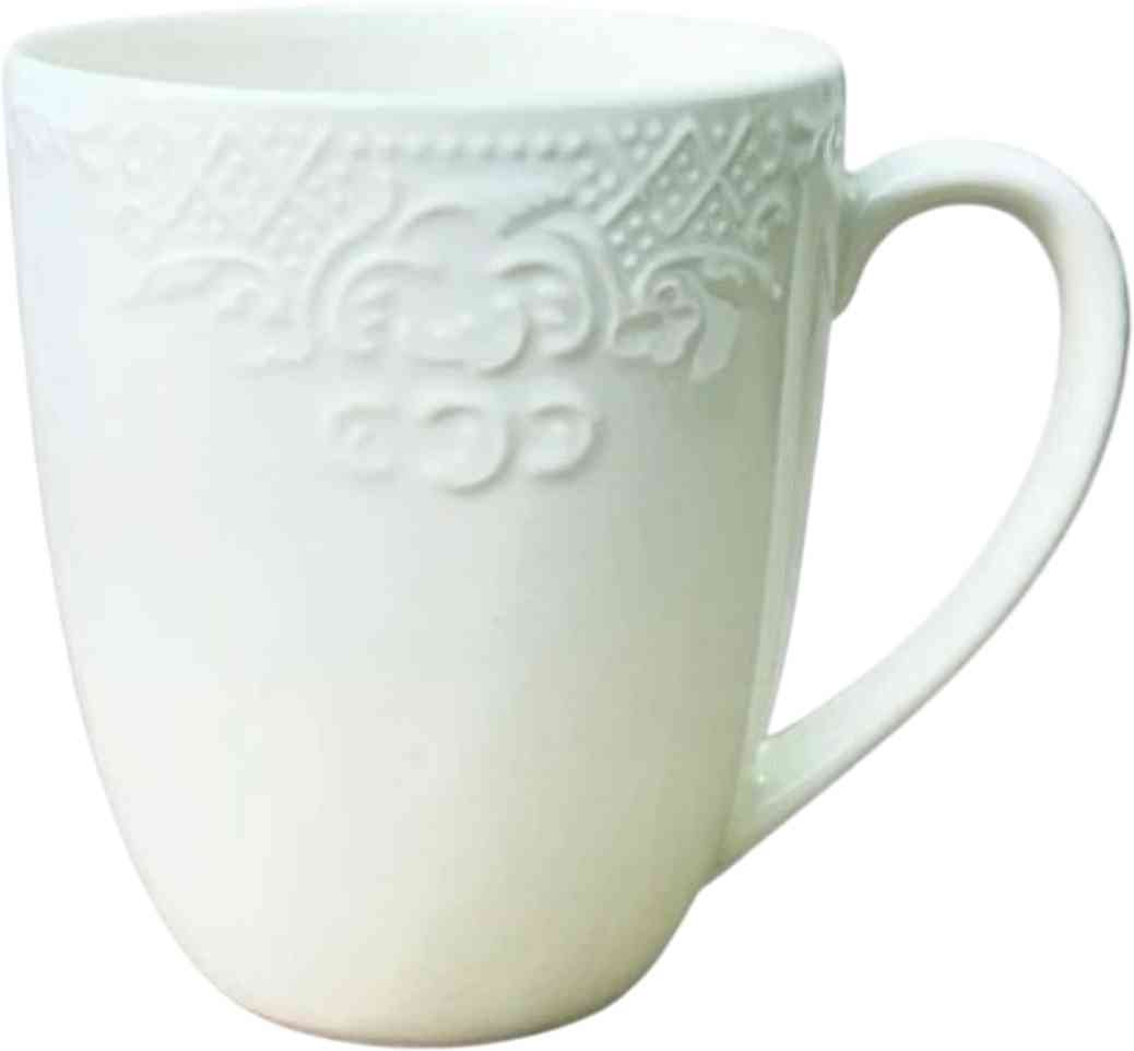 

Кружка фарфоровая Жасмин, цвет белый