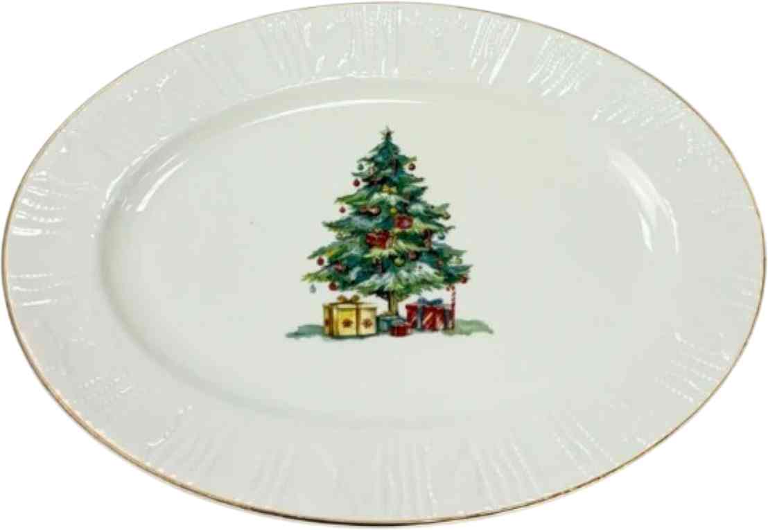 Блюдо фарфоровое Бьянка цвет белый 620₽