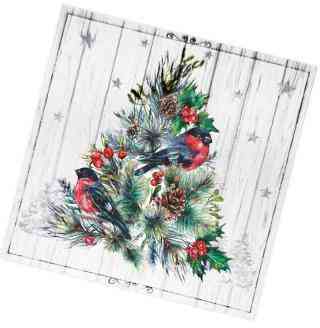 

Салфетки бумажные Изящная ель, 33х33 см, 3 слоя