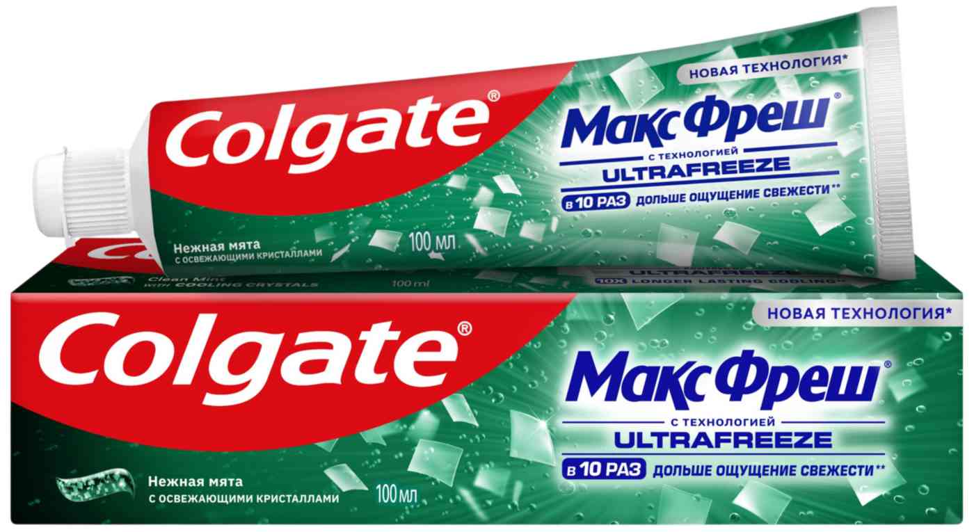 Зубная паста Colgate Макс Фреш Нежная мята с освежающими кристаллами 276₽