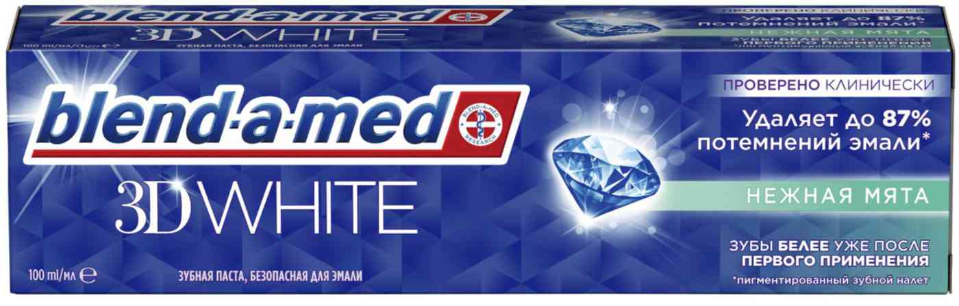 

Зубная паста Blend-a-med 3D White Нежная мята