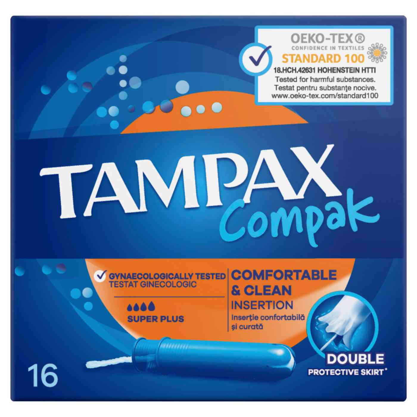 

Тампоны Tampax Compak Super plus