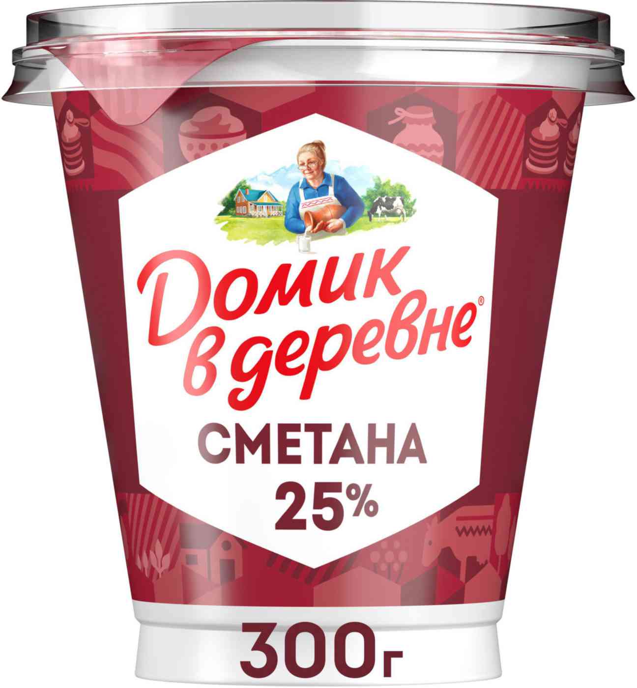 

Сметана Домик в деревне отборная 25%