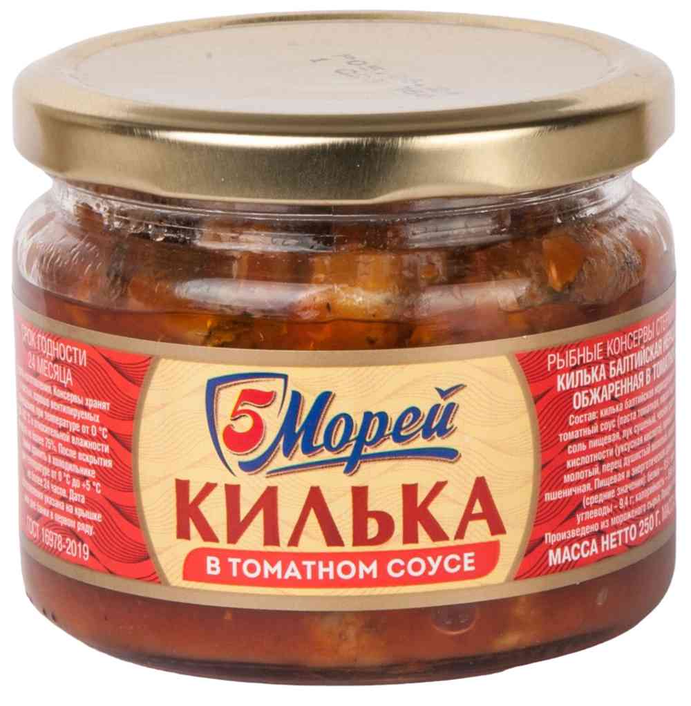 

Килька балтийская обжаренная 5 Морей