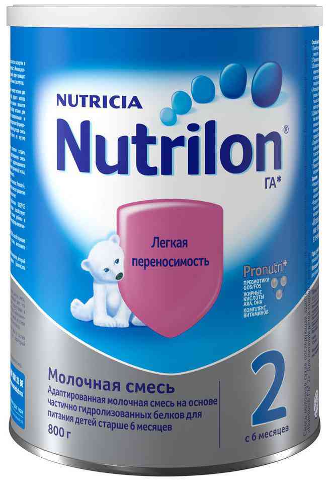

Сухая молочная смесь Nutrilon Гипоаллергенный 2 с 6 месяцев